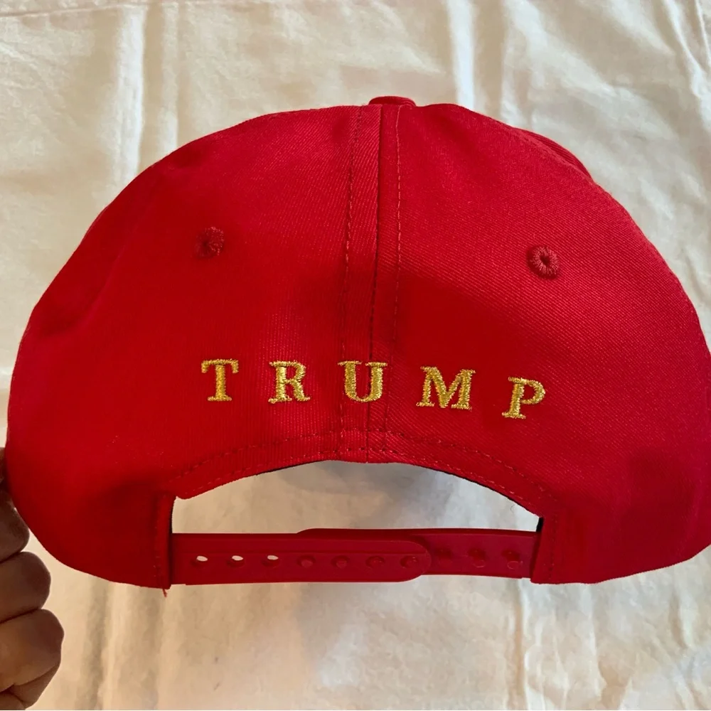 New 2026 Trump 250th Anniversary Hat CF Cali- Fame Headwear 45-47 Red USA